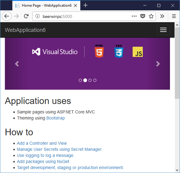 Running ASP.NET Core 2 applications on Windows 10 IoT Core  LaptrinhX