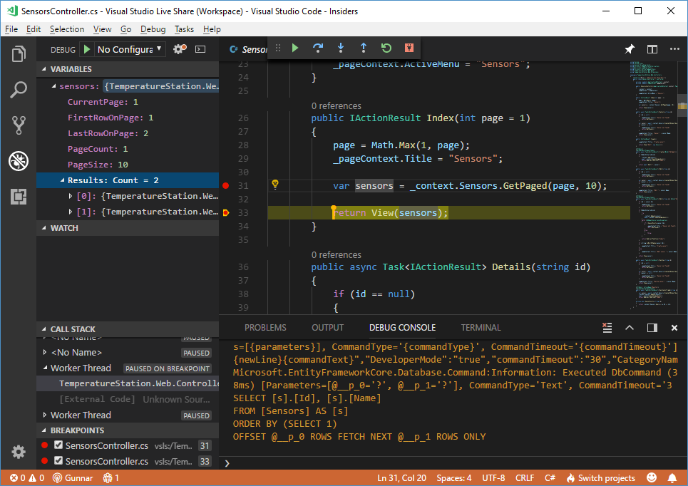 Visual Studio Live Share For Collaborative Coding Gunnar Peipman Programming Blog